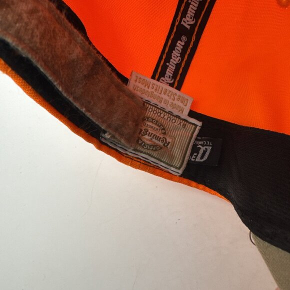 Remington Orange & Camouflage Adjustable Ball Cap Hat OSFM Q3 Technology GR40 - Picture 5 of 5